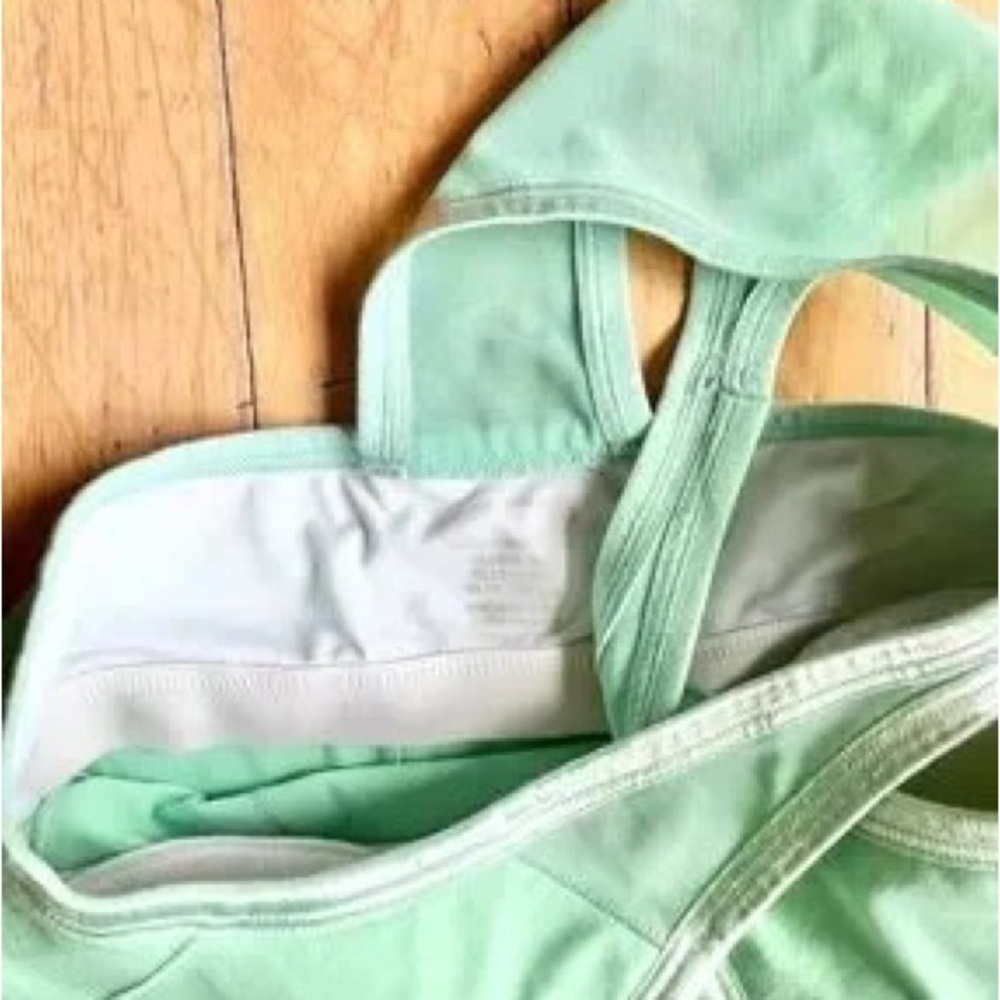 Light Green Racerback Active Tank Top - Picture 2 of 7